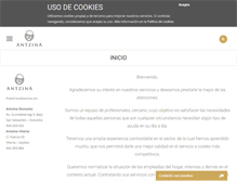 Tablet Screenshot of antzina.com